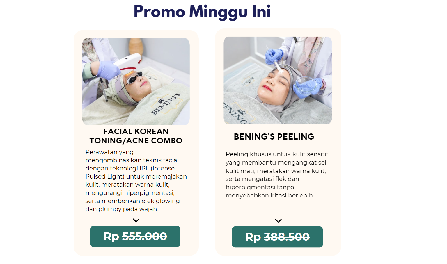 promo bening
